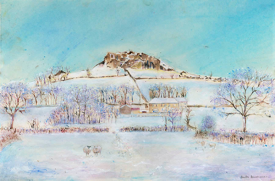 After the Snow at Almscliffe Crag, Harrogate (Limited Edition Giclée Print)