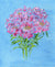 Peony Bouquet of Flowers (Original Painting, Unframed)