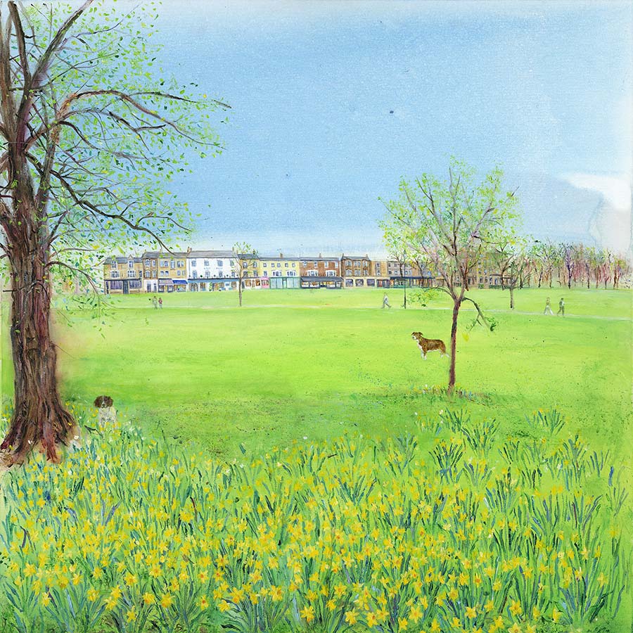 West Park, Harrogate in Spring (Limited Edition Canvas Print)