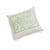 Enjoy Harrogate Velvet Cushion 46 x 46cm beige with green print