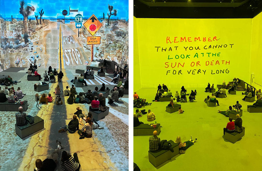 David Hockney Bigger and Closer Exhibition, the Lightroom, London