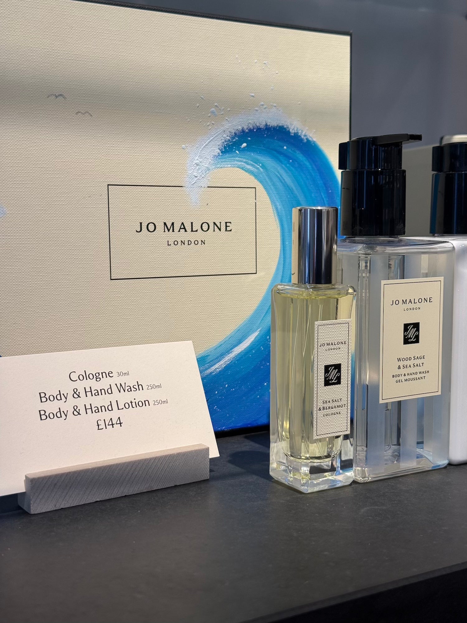 Collaboration with Jo Malone London (Harrogate) for "Sea Salt and Bergamot" New Fragrance Launch