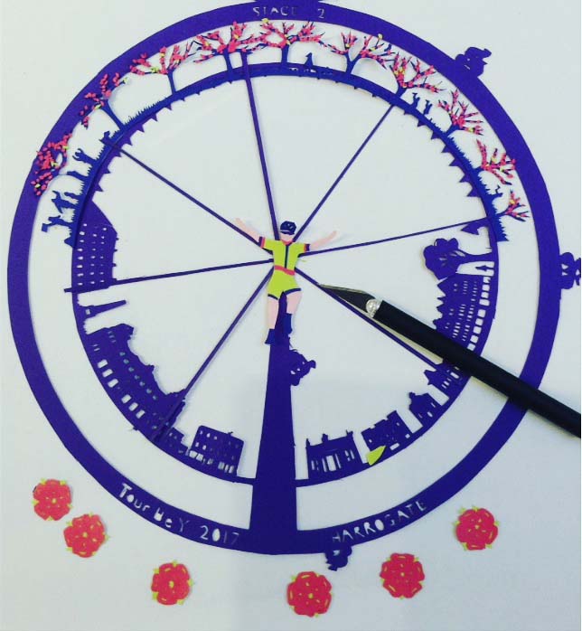Exclusive paper cut for The Harrogate Review