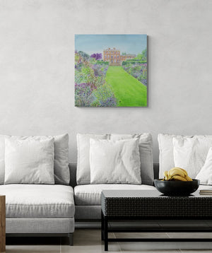 Newby Hall from the Borders (Original Painting, Unframed)