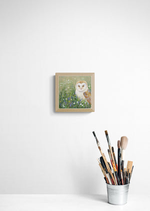 Soft Watch at Dusk (Original Canvas, framed)