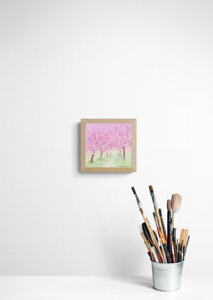 Harrogate Stray in Blossom (Original canvas - framed)
