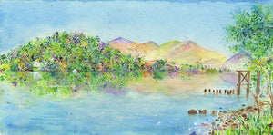 Lakeside Reflections (Original, framed)