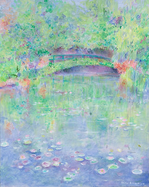 Bridge of Reflections - (original - Matt white frame)