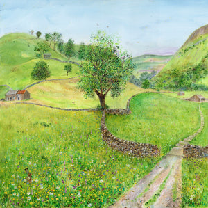 Summer Symphony - Muker Haymeadows (original canvas - framed)