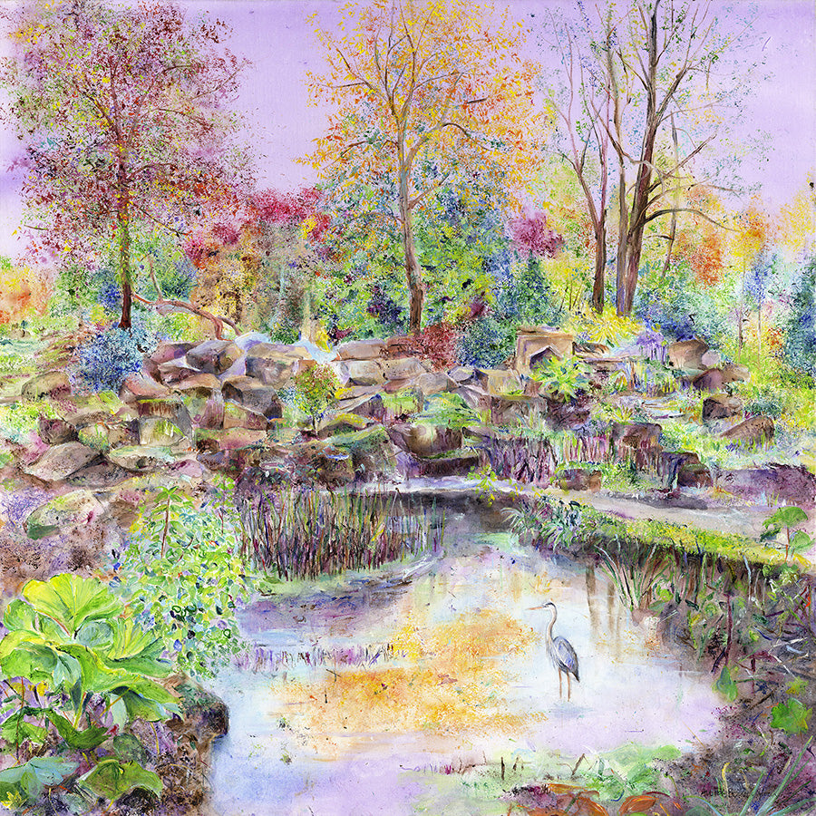 The Rock Garden at Newby Hall (Limited Edition Canvas and Giclée Print)