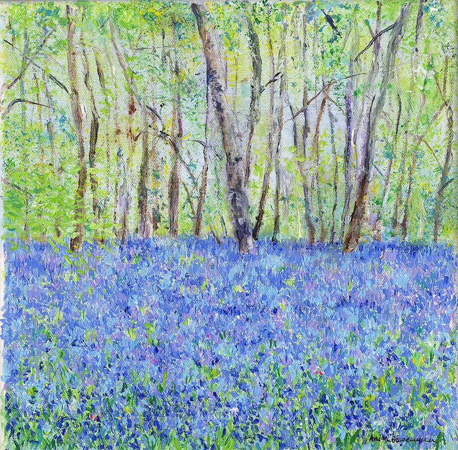 A Woodland of Blue Bluebells