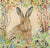 Autumn Baby Hare (Original Painting, Framed)