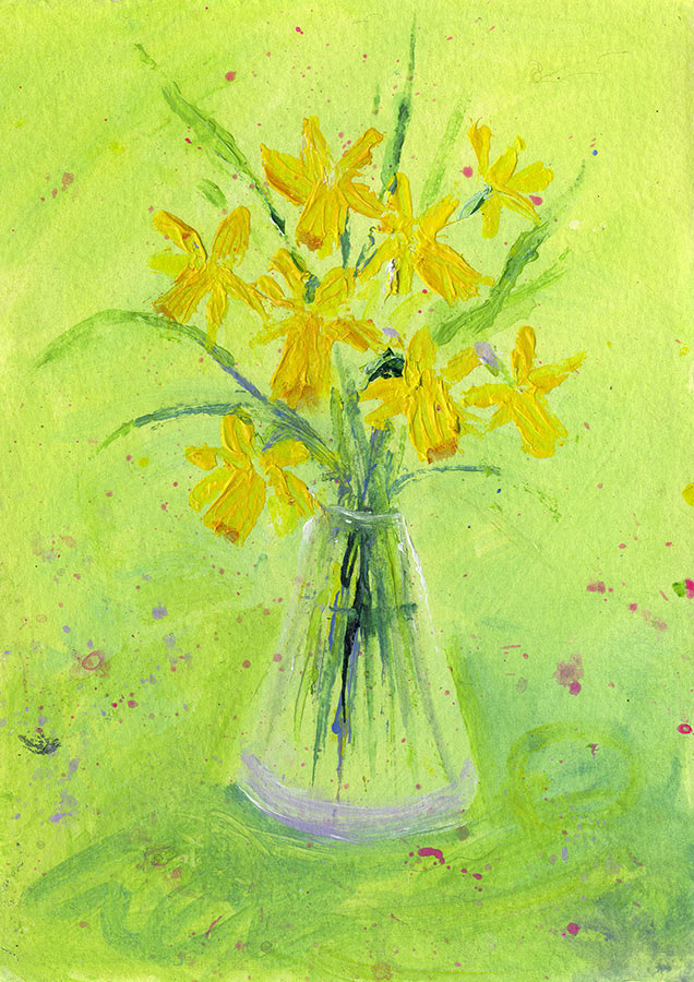 Cheerful Daffodil Flowers