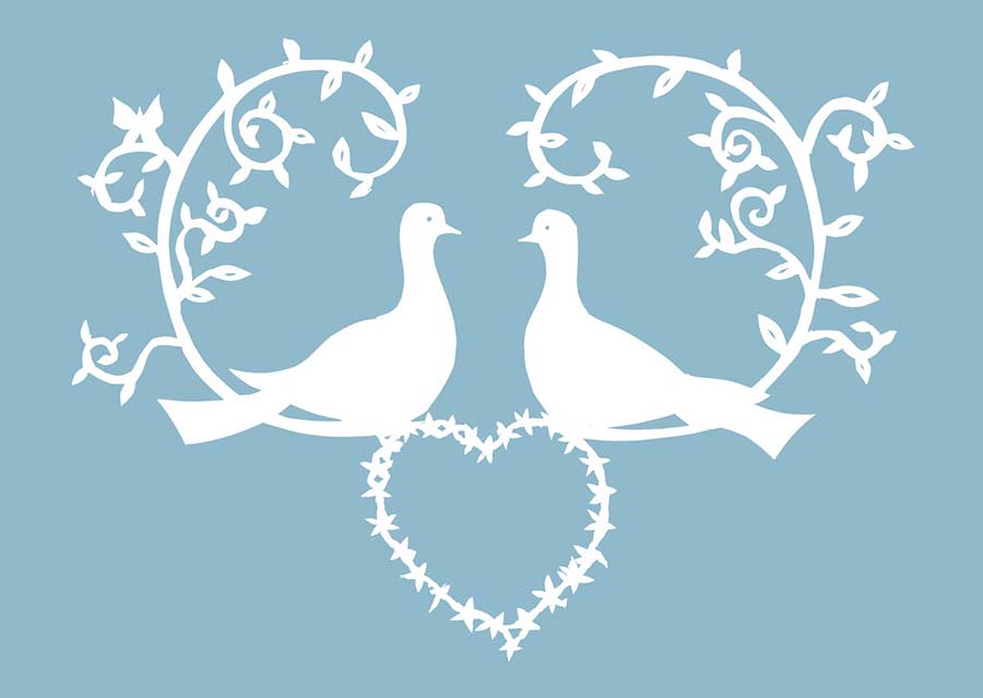 Lovey Dovey (5 x Greetings Cards)