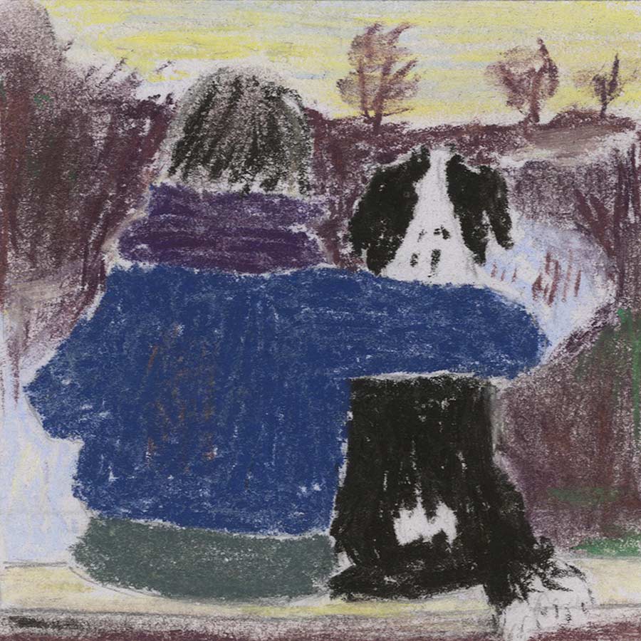 Mum and Boogie (Sheepdog Border Collie) (5 x Greetings Cards)