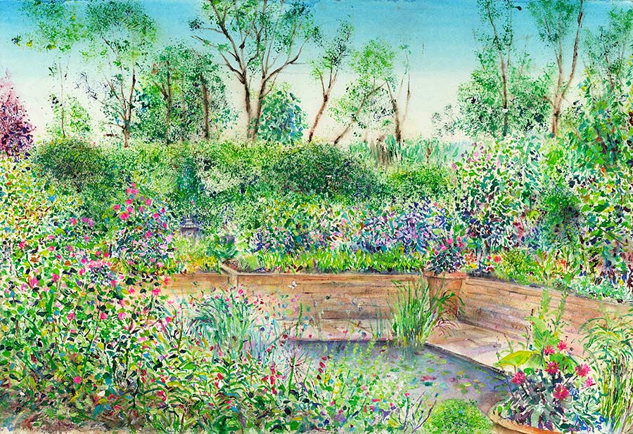 The Edwardian Garden at RHS Garden Harlow Carr, August (5 x Greetings Cards)