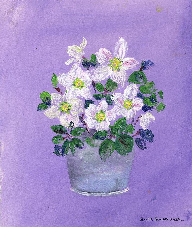 Impressionist Hellebore Display (Open Edition Giclée Print)