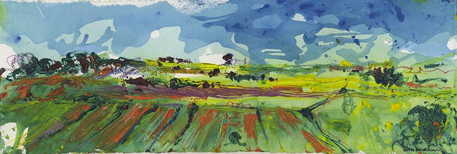 Green Green Yorkshire Countryside (Limited Edition Giclée Print)