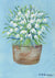 Snowdrop Flowers Flurry (Original Painting, Unframed)