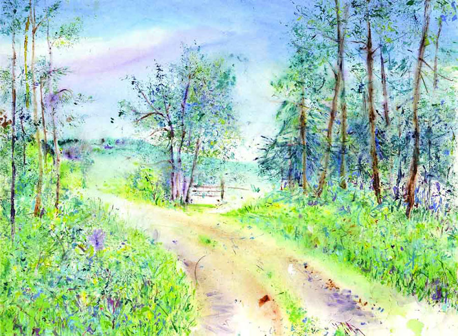 Summers Pathway (Limited Edition Giclée Print)