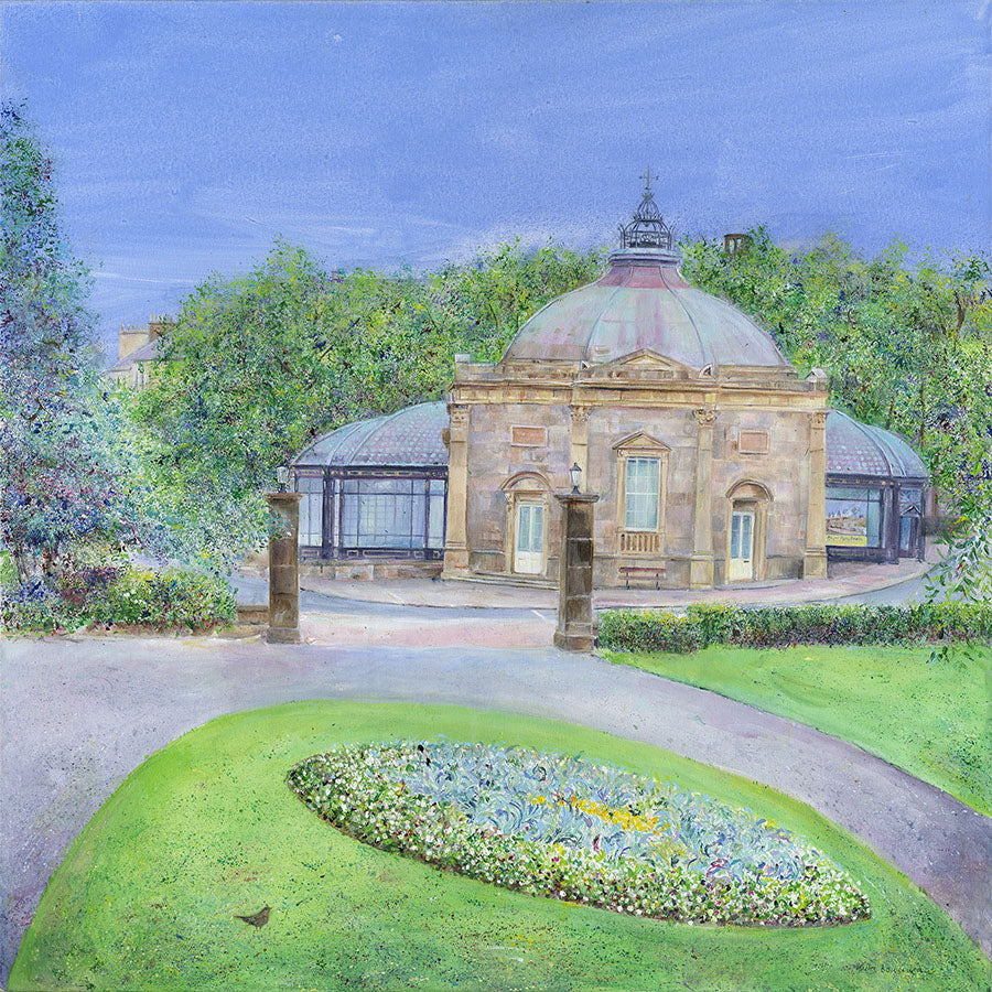 The Royal Pump Room from The Valley Gardens, Harrogate (Limited Edition Canvas Print)