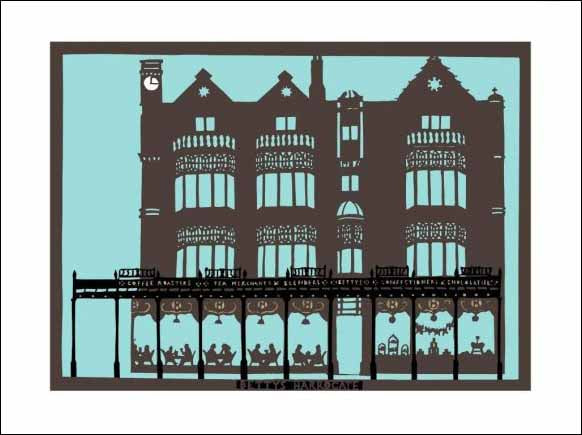 Bettys Harrogate, unframed Giclée limited edition print