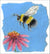 Flower and Bee, unframed Giclée limited edition print