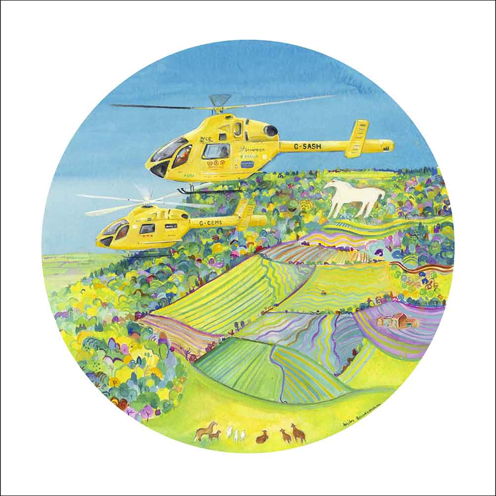 Fly High, unframed mounted Giclée limited edition print