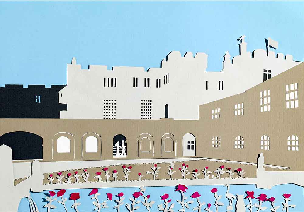 Hazlewood Castle, unframed Giclée limited edition print