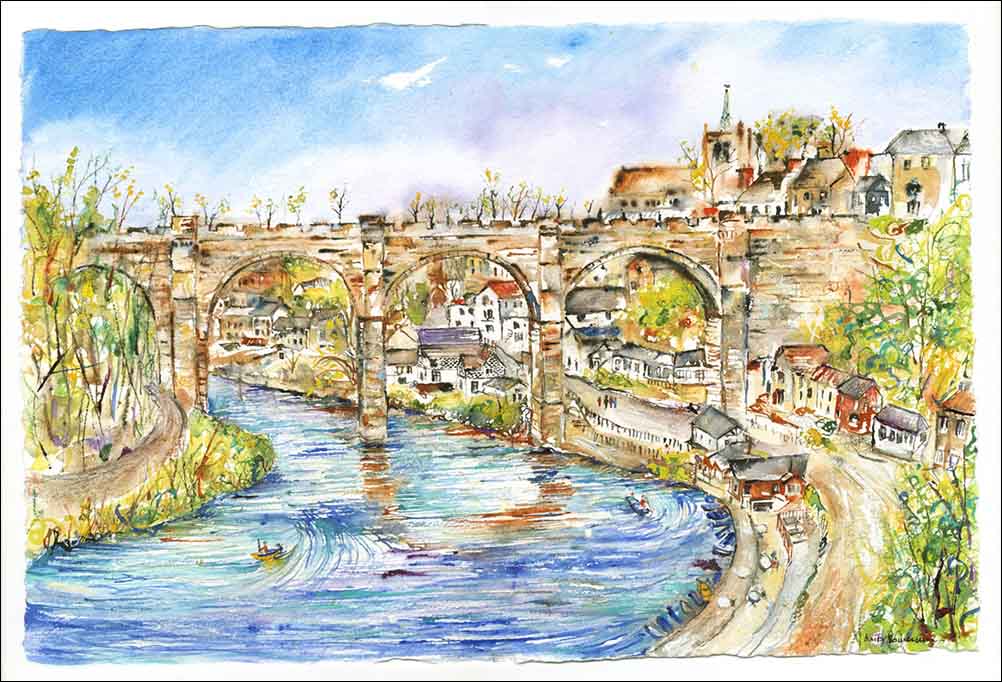 Knaresborough, unframed Giclée limited edition print