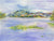 Lakeside Pastel Hues, unframed original painting