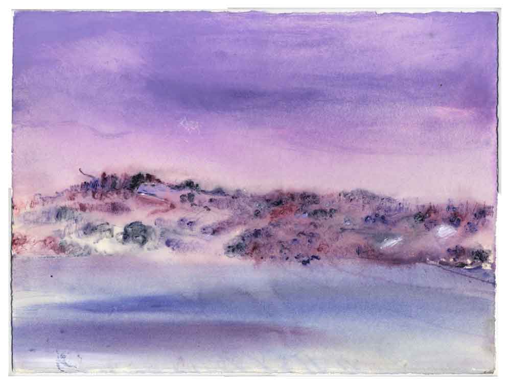 Lilac Mist, unframed original painting
