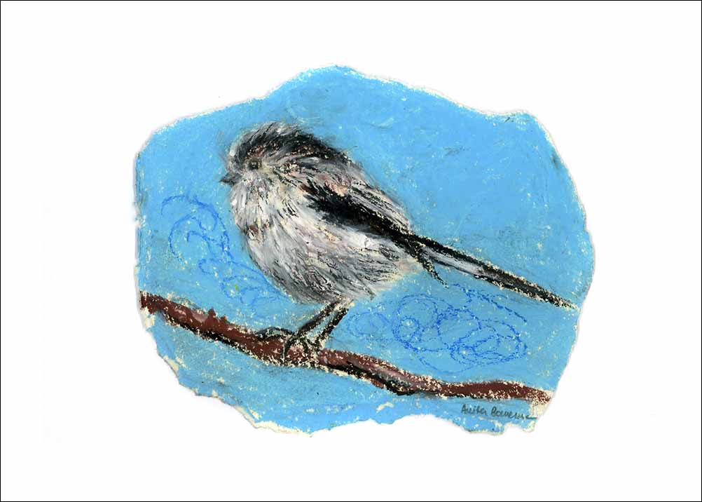 Long Tailed Tit, unframed Giclée limited edition print