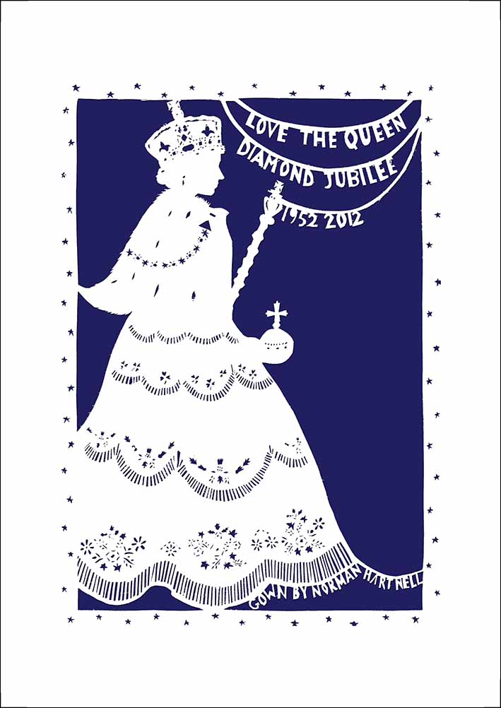 Love The Queen, unframed Giclée limited edition print