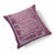Love Yorkshire Velvet Cushion 46 x 46cm purple with pink print