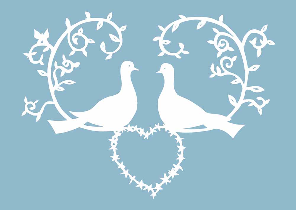 Lovey Dovey, unframed Giclée limited edition print