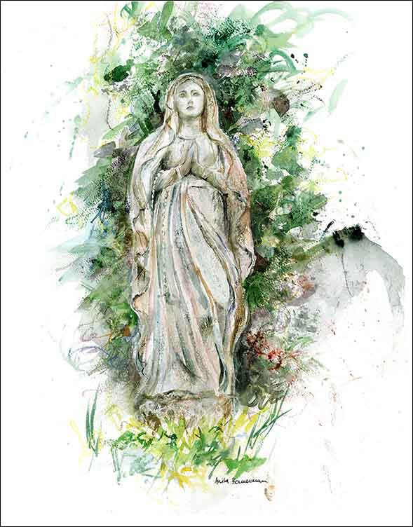 Madonna at Hazlewood Castle, unframed Giclée limited edition print