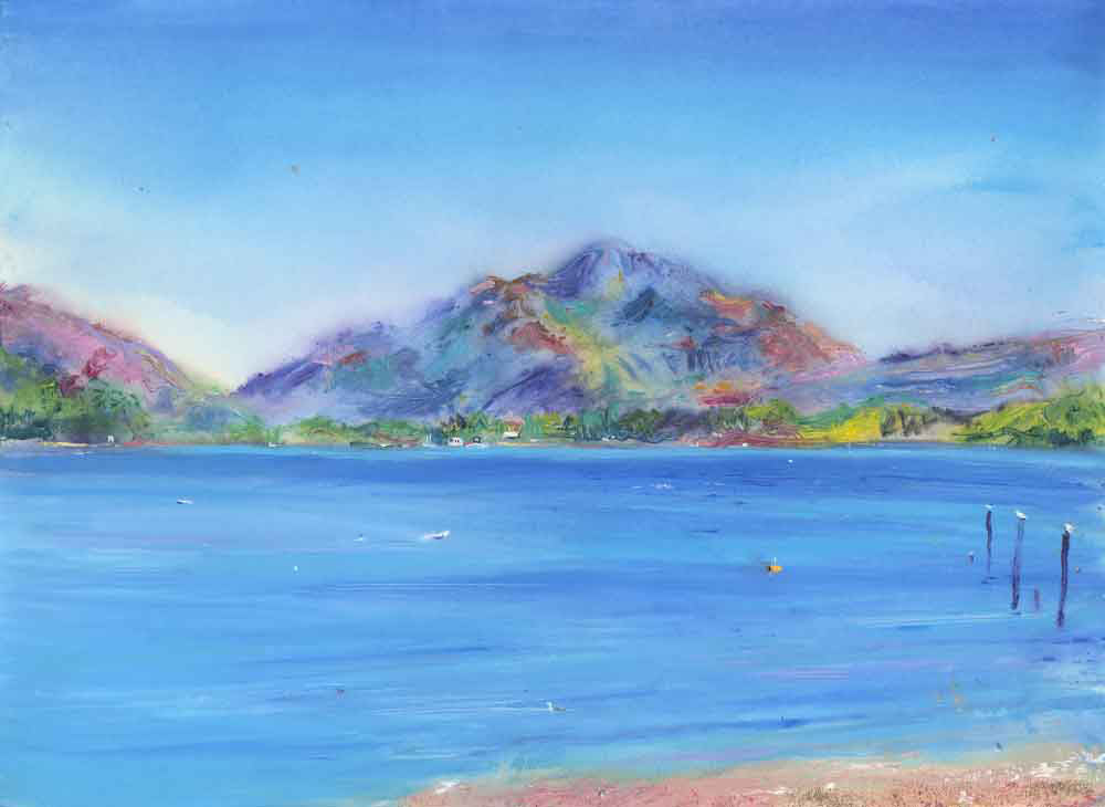 One Hot Summer's Day in Scotland, unframed original painting