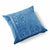 Paradise Velvet Cushion 56 x 56cm navy blue with pale blue print