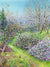 Rhododendron Walk at RHS Garden Harlow Carr, March, original painting