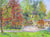 Crimson Glory Vine at RHS Garden Harlow Carr, October, framed original