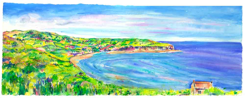Robin Hood's Bay, unframed original painting