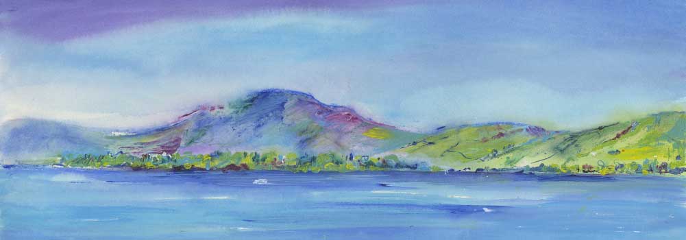 Take a Trip on the Lake, unframed original painting