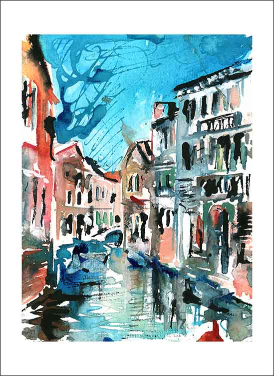 The Colours of Venice, unframed Giclée limited edition print