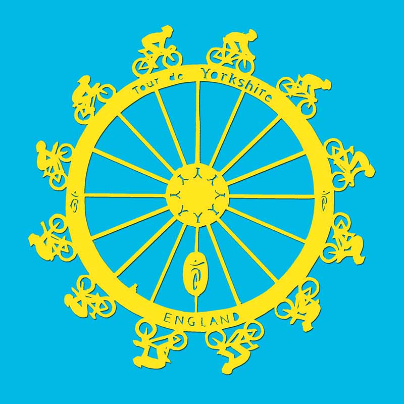Tour de Yorkshire greetings card