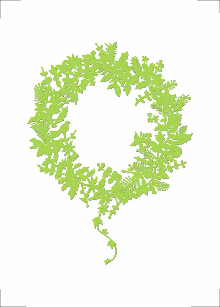 Wreath, unframed Giclée limited edition print